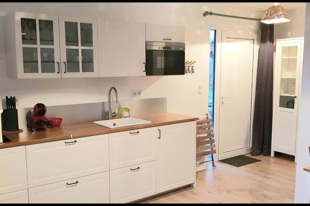Ferienwohnung Le Barrage Port-Mort Exterior foto